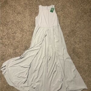 HALARA Light Gray Maxi Dress